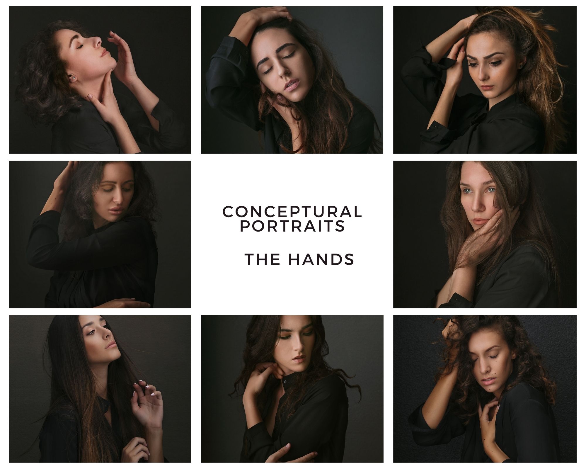 Conceptual portrait photography The Hands